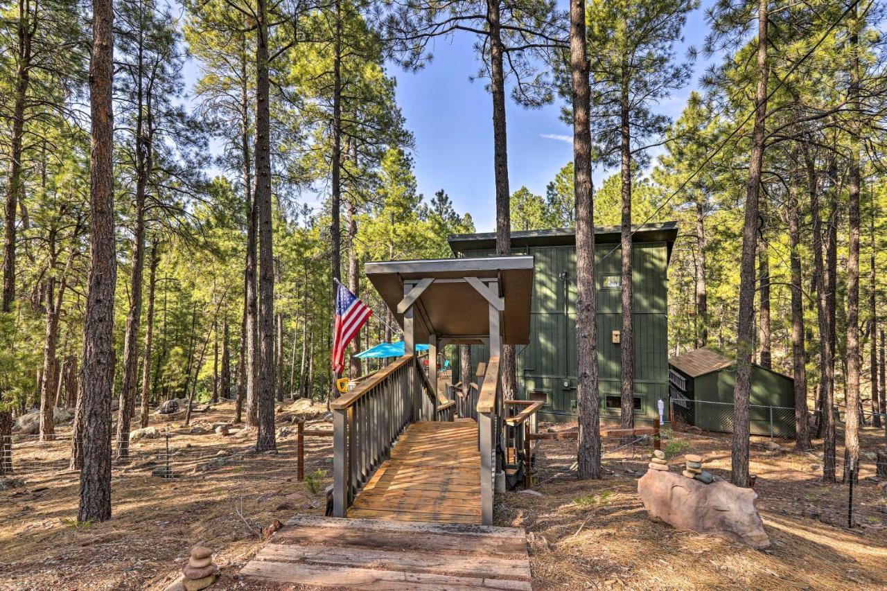 Woodsy Flagstaff Hideaway With Deck And Sunroom! Mountainaire Exteriér fotografie
